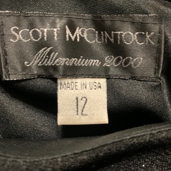 Scott McClintock Black Party Dinner Dress - Picture 6 of 6